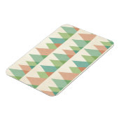 Southwest Geo Step | Aquamarine Dreiecke und Koral Magnet (Linke Seite)