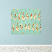 Southwest Geo Step | Muster der Wasserfarben Leinwanddruck (Insitu (Holzboden))