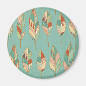 Southwest Geo Step | Muster der Wasserfarben Magnet (Vorne)