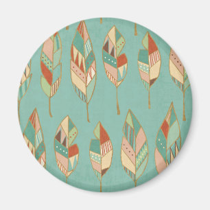 Southwest Geo Step   Muster der Wasserfarben Magnet