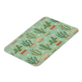 Southwest Geo Step | Muster für gepottete Kakteen Magnet (Linke Seite)