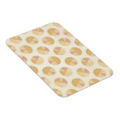 Southwest Geo Step | Orange Circle Pattern Magnet (Rechte Seite)