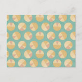 Southwest Geo Step | Orange & Green Circle Muster Postkarte (Vorderseite)