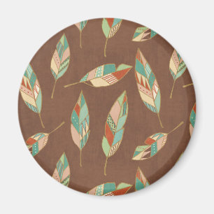 Southwest Geo Step Südwestfedermuster Magnet