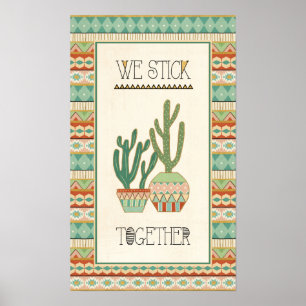Southwest Geo VIII   Wir halten zusammen Poster