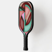Southwest Geometric Symphony Midecentury Abstract Pickleball Schläger (Links)
