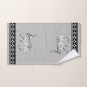 Southwest Jackkanbit Gray Geometric Diamonds Badhandtuch Set (Handtuch)