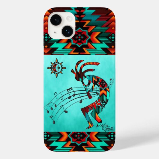 Southwest Kokopell iPhone Case (Rückseite)