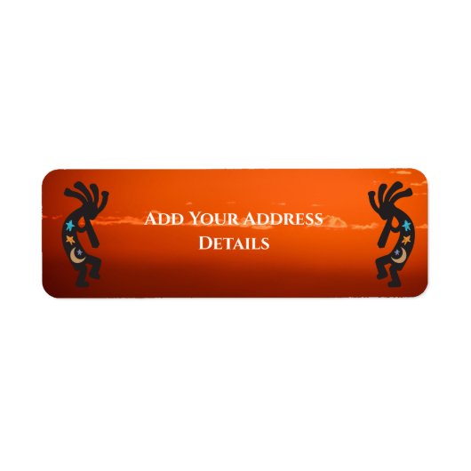 Southwest Kokopelli Address Label (Vorne)