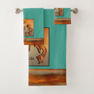 Southwest Kokopelli Badetuch Set