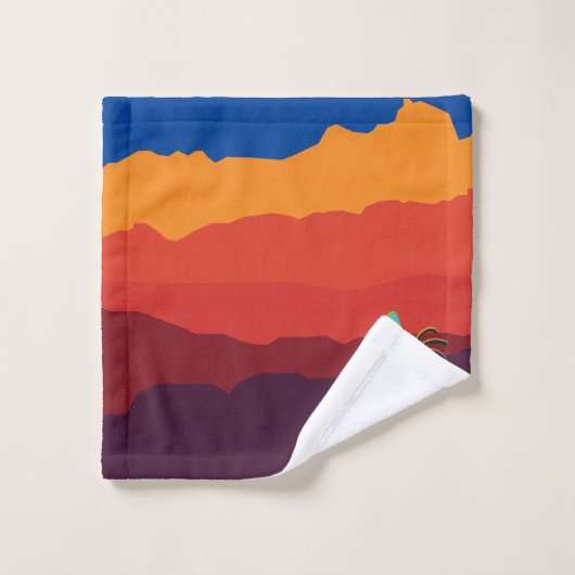 Southwest Kokopelli Badetuch Set (Waschlappen)