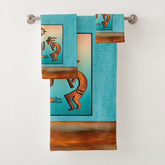 Southwest Kokopelli Badetuch Set (Insitu)
