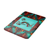 Southwest Kokopelli Bath Mat Badematte (Schrägansicht)