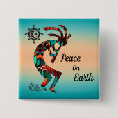 Southwest Kokopelli Button (Vorderseite)