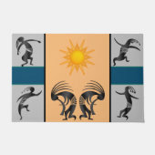 Southwest Kokopelli Dance Party Fußmatte (Vorderseite)