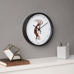 Southwest Kokopelli Dancer Wall Uhr