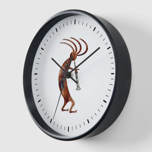 Southwest Kokopelli Dancer Wall Uhr (Winkel)