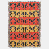 Southwest Kokopelli Decke (Vorderseite Vertikal)