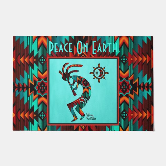 Southwest Kokopelli Doormat Fußmatte (Vorderseite)