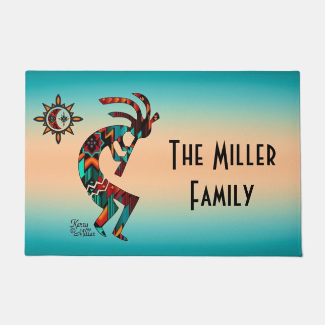 Southwest Kokopelli Doormat Fußmatte (Vorderseite)