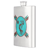 Southwest Kokopelli Flachmann (Links)