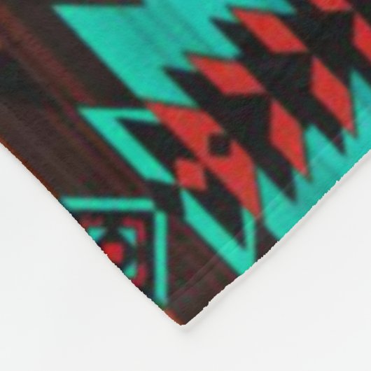 Southwest Kokopelli Fleece Blanket (Ecke)
