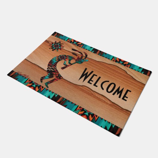 Southwest Kokopelli Fußmatte (Schrägansicht)