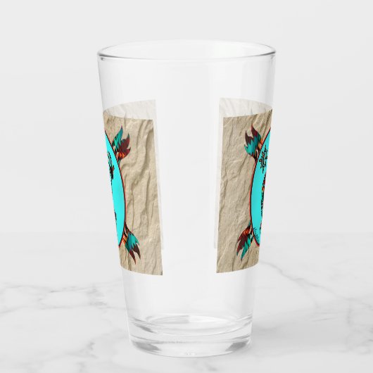 Southwest Kokopelli Glass Cup Glas (Rechts)
