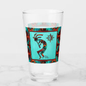 Southwest Kokopelli Glass Cup Glas (Rückseite)