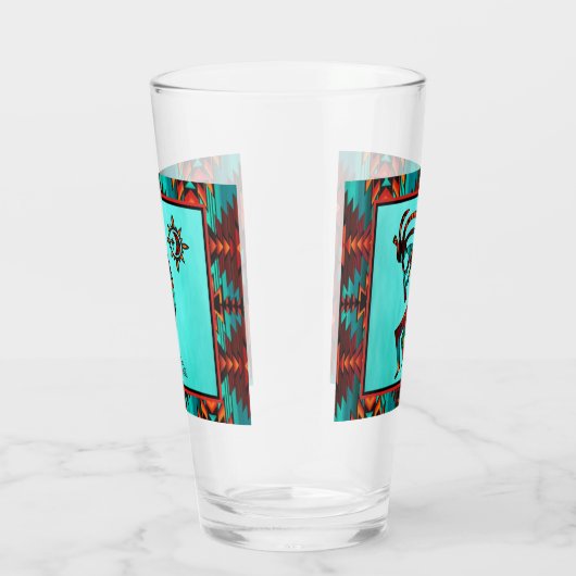Southwest Kokopelli Glass Cup Glas (Rechts)