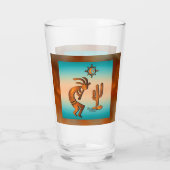 Southwest Kokopelli Glass Cup Glas (Rückseite)
