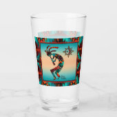 Southwest Kokopelli Glass Cup Glas (Rückseite)