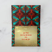 Southwest Kokopelli Holiday Card Feiertagskarte (Innenseite)