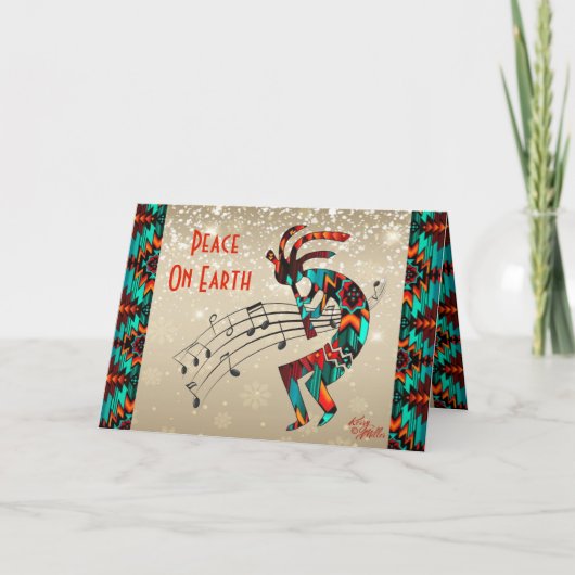 Southwest Kokopelli Holiday Card Feiertagskarte (Vorderseite)