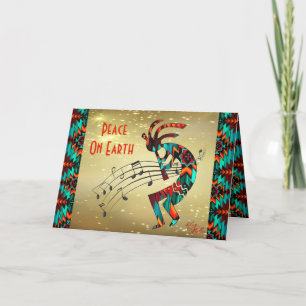 Southwest Kokopelli Holiday Card Feiertagskarte