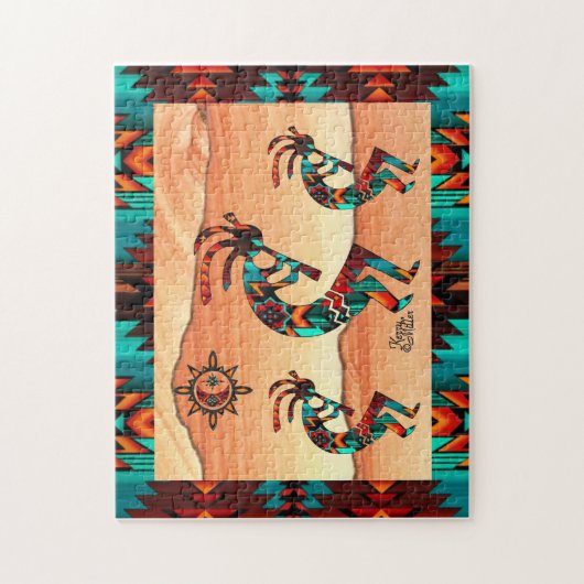 Southwest Kokopelli Jigsaw Puzzle (Vertikal)