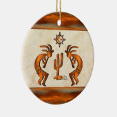 Southwest Kokopelli Keramik Ornament (Rechts)