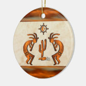 Southwest Kokopelli Keramik Ornament (Links)