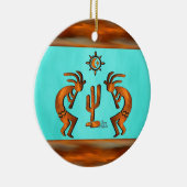 Southwest Kokopelli Keramik Ornament (Rechts)