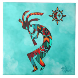 Southwest Kokopelli Keramik Tile Fliese