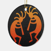 Southwest Kokopelli Keramikornament (Links)