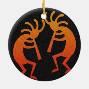 Southwest Kokopelli Keramikornament