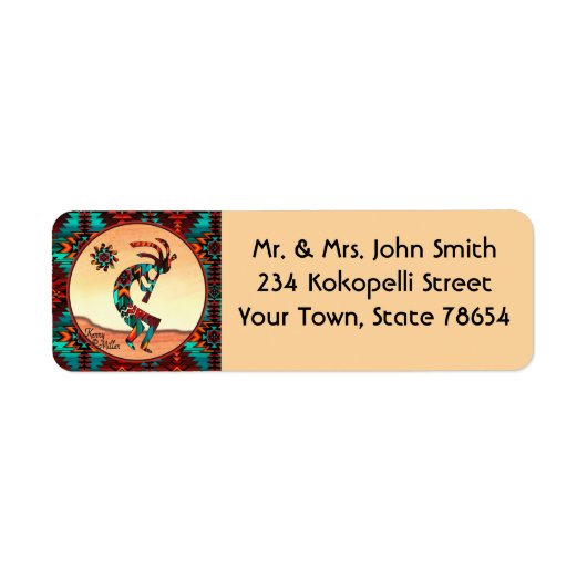Southwest Kokopelli Label (Vorne)