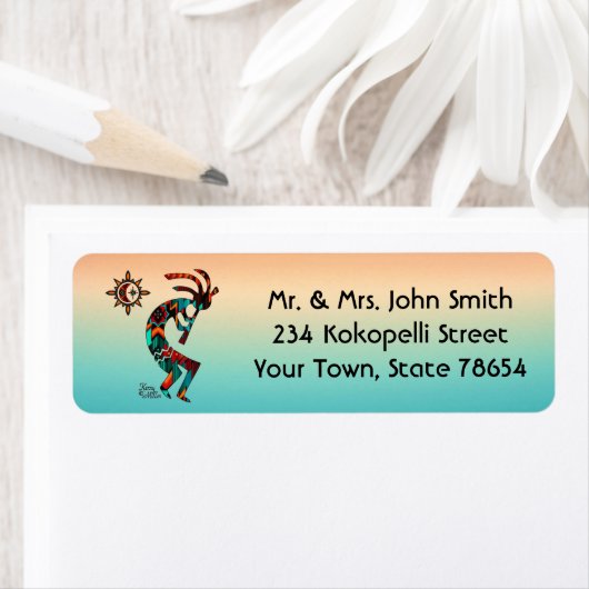 Southwest Kokopelli Label (Insitu)