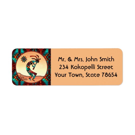 Southwest Kokopelli Label (Vorne)
