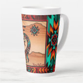 Southwest Kokopelli Latte Tasse (Rechte Ecke)