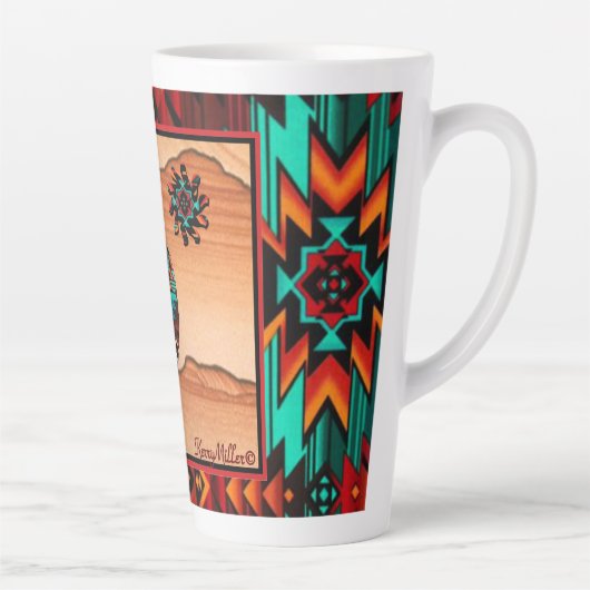 Southwest Kokopelli Latte Tasse (Rechts)