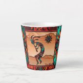 Southwest Kokopelli Latte Tasse (Vorderseite)