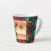 Southwest Kokopelli Latte Tasse (Rechte Ecke)