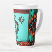 Southwest Kokopelli Latte Tasse (Rechte Ecke)